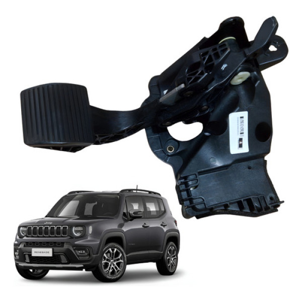 Pedal Freio C/suporte Jeep Renegade 2015 - Preto