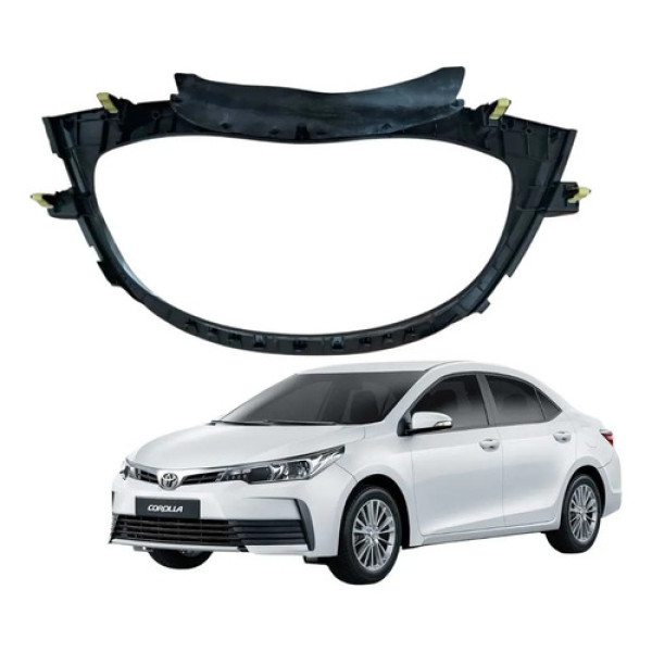 Moldura Painel Instrumento Ty Corolla Gli 2015 A 2019  Preto Preto