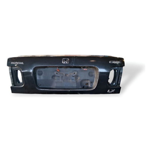 Tampa Traseira Honda Civic 1996 A 2000 Preto