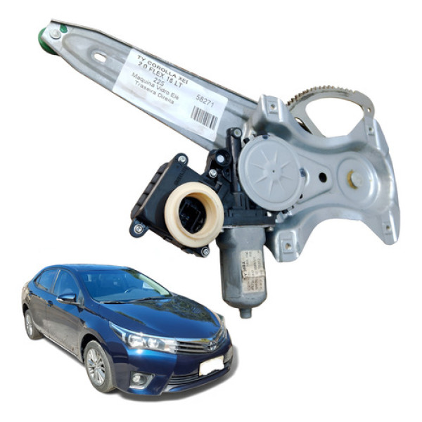 Maquina Vidro Elét Tras Direita Ty Corolla Xei 2.0 Flex 2016