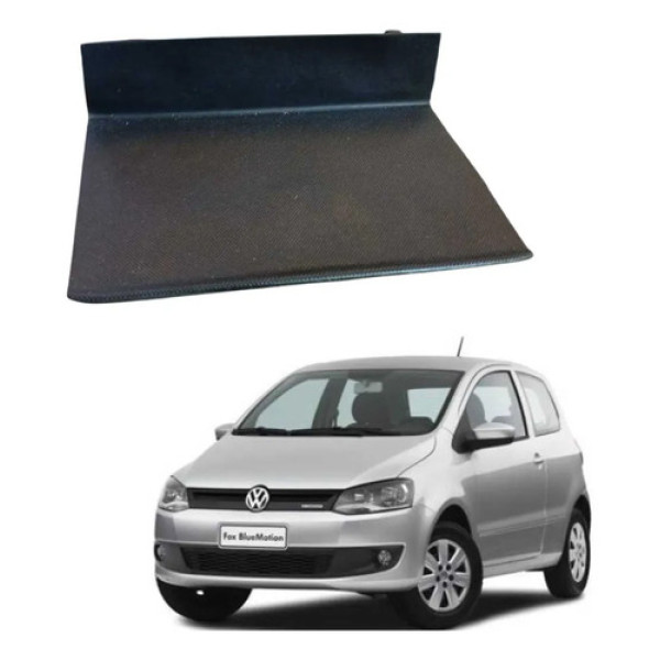 Tapete Borracha Porta Objetos Volkswagen Fox 2012 A 2017 Preto
