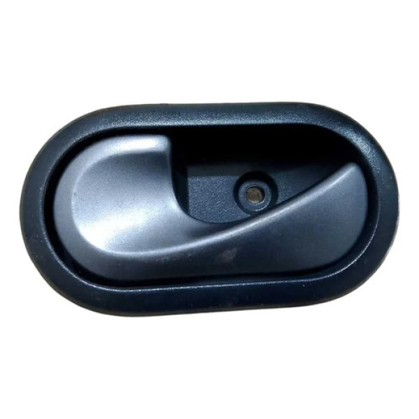 Maçaneta Interna Porta Traseira Esquerda Sandero 2008 A 2014 Preto/prata Traseira