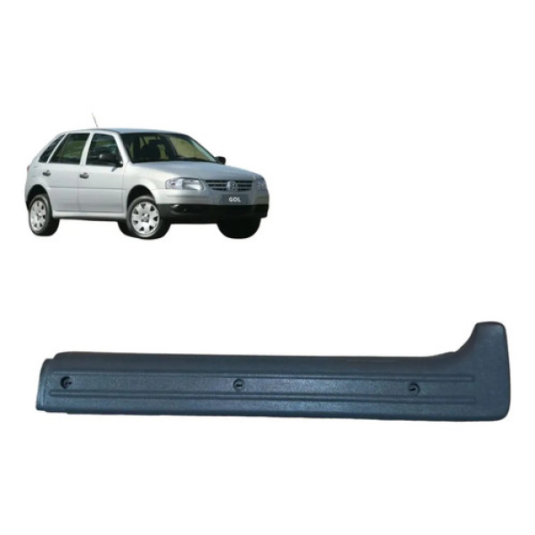 Soleira Porta Dianteira Esquerda Vw Gol 1999 A2014 373853813 Cinza-escuro