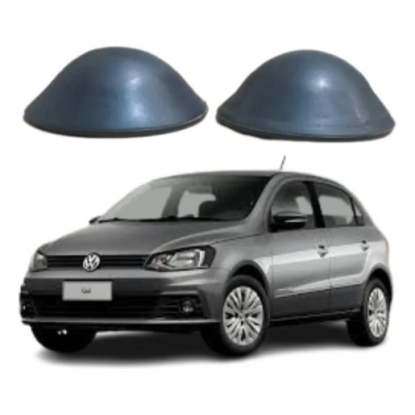 Par Capa Proteção Amortecedor Trasseiro Vw Gol Voyage