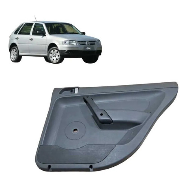 Forro Porta Traseira Direita Vw Gol G4 2005 A 2014 5w4867212