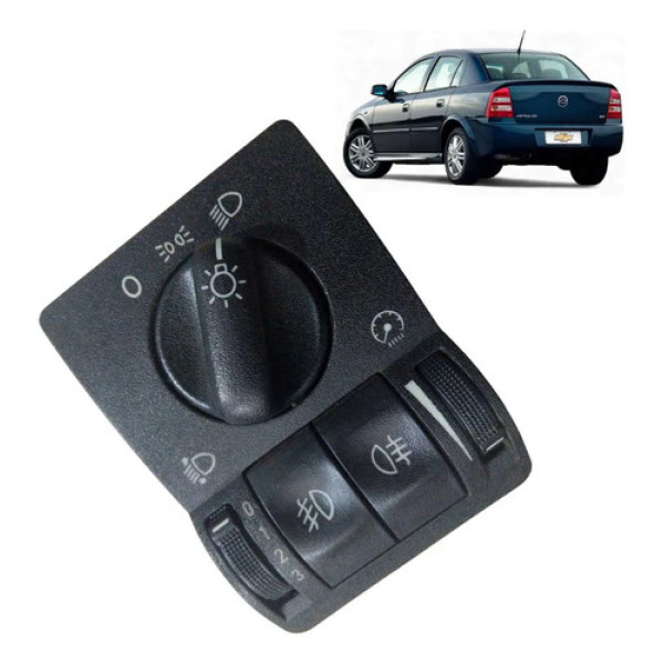 Comando Botão Chave Luz Farol Gm Astra 99/2010