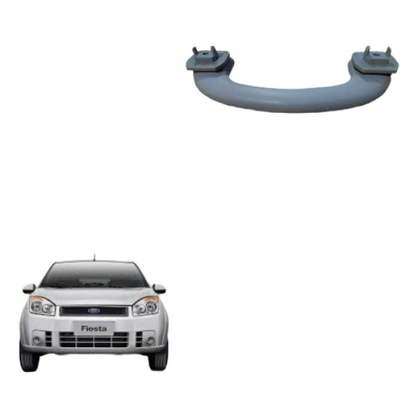Par Alca Teto Pqp Ford Fiesta 2003-2009 Cinza