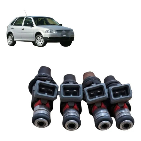 Jogo Bicos Injetores Gol Parati Fox Voyage G3 G4 G5 G6 1.0 12v
