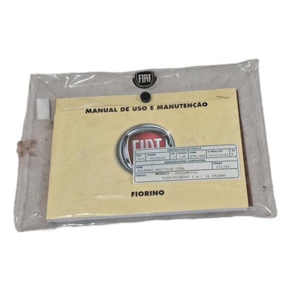 Livro Manual Fiat Fiorino 2016