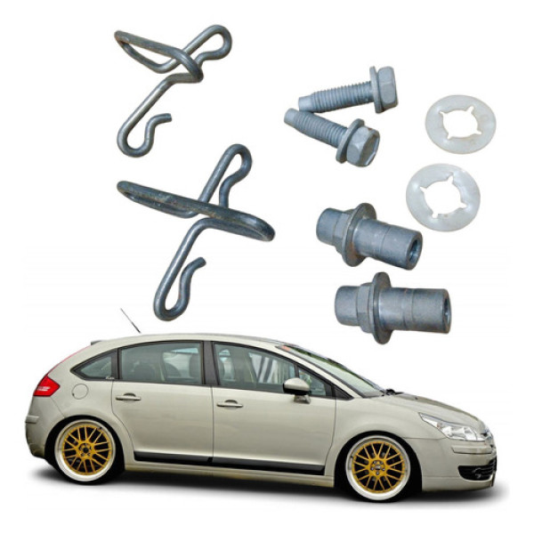 Kit Parafuso Presilha Cinto Citroen C4 Hatch 1.6 2015