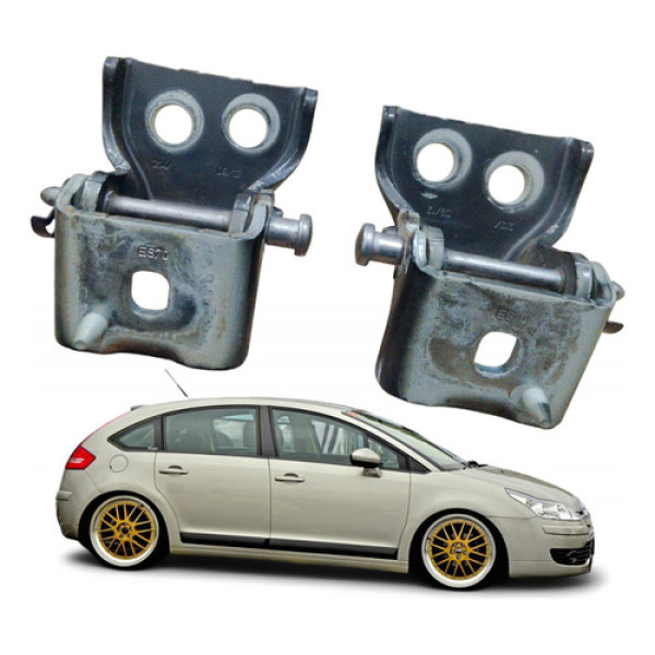 Dobradiça Porta Dianteira Esquerda Citroen C4 Hatch1.6 2015