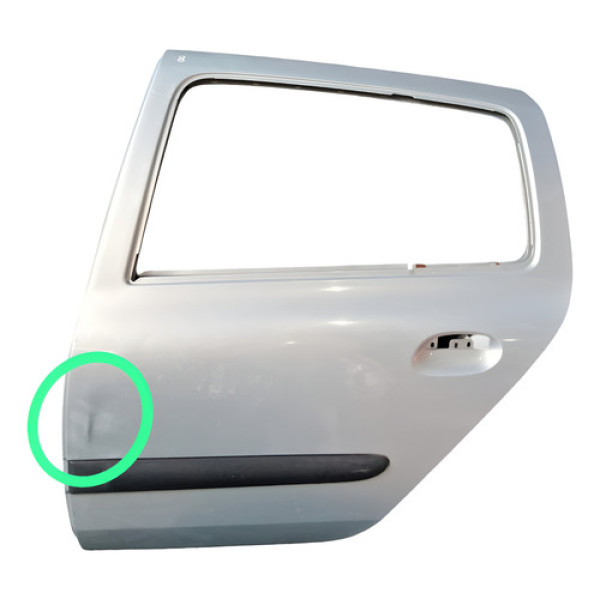 Porta T/esquerda C/detalhe Renault Clio 2000 A 2003