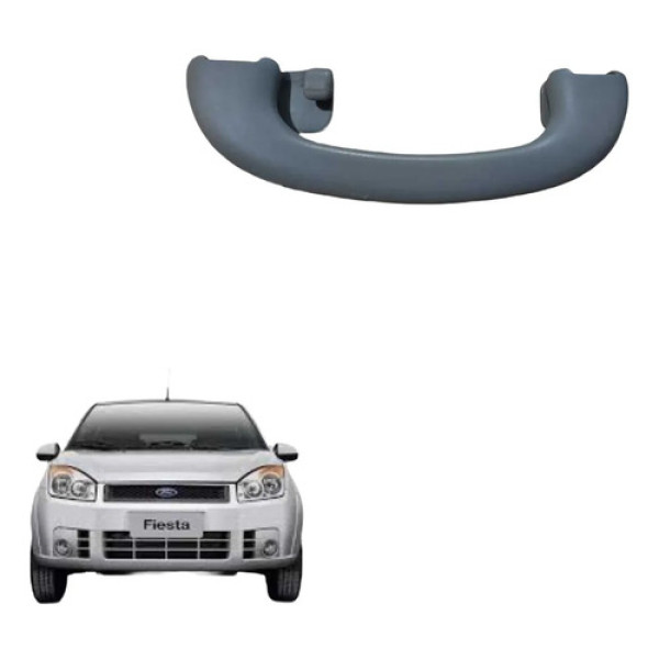 Alca Teto Pqp C Gancho Ford Fiesta 2003-2013 Cinza