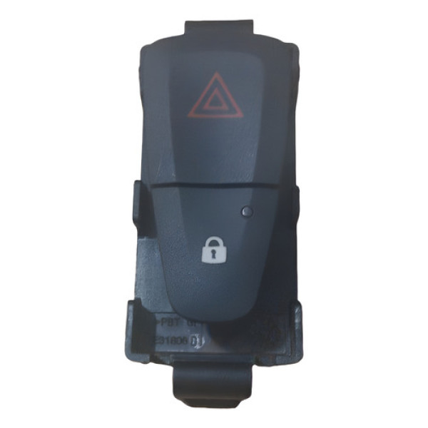 Botão Pisca Alerta Renault Sandero Logan 2015 A 2019 Preto