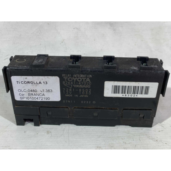 Módulo Relê Da Ventoinha Toyota Corolla 2013 8264147020