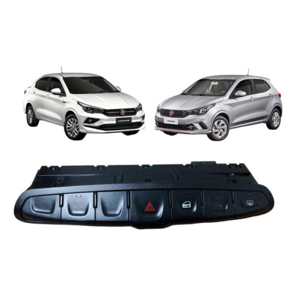 Comando Painel Pisca Trava Desembaçador Cronos1.3 2022