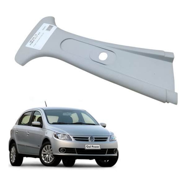 Acabamento Coluna Cinto Direito Vw Gol 1.6 Power 2013