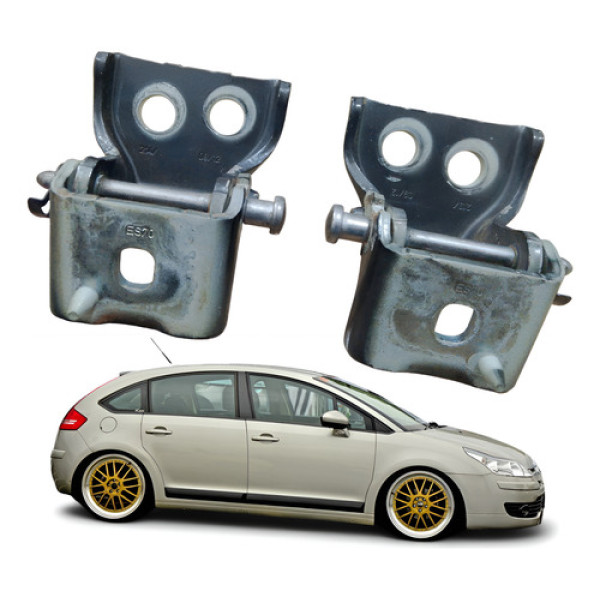 Dobradiça Porta Traseira Esquerda Citroen C4 Hatch1.6 2015