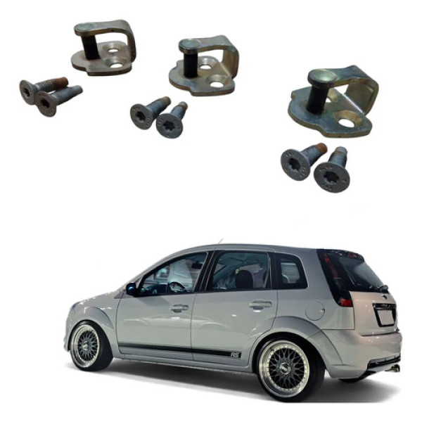 Kit Batente Fechadura Porta Ford Fiesta 2002 A 2015 Original