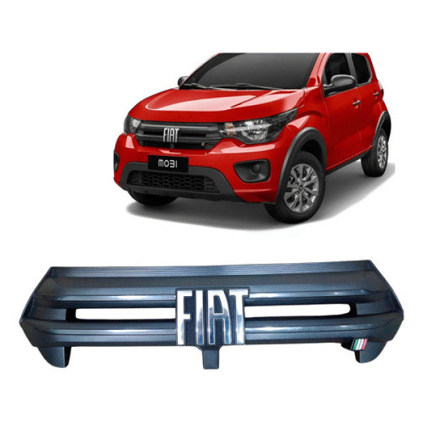 Grade Superior Frontal Radiador Mobi 2017