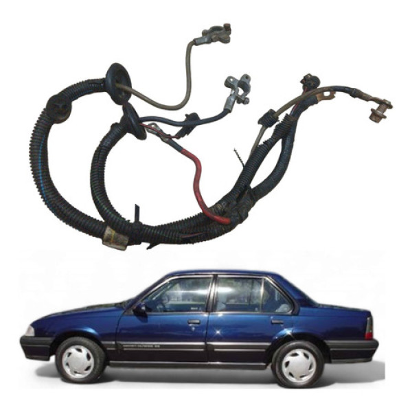 Chicote Cabo Bateria Completo Gm Monza Hi-tech 1994