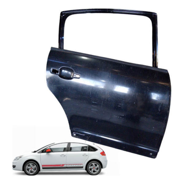 Porta Traseira Direita Citroen C4 Hatch 1.6 Glx 5p 2013