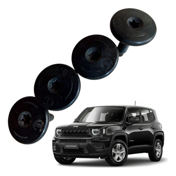 Kit Parafusos Capó Jeep Renegade 1.8 16v Etorq 2015