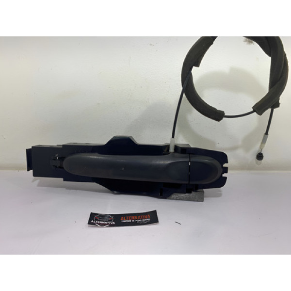 Maçaneta Externa Porta  Traseira Direita Nissan March 2013 Preto Traseira