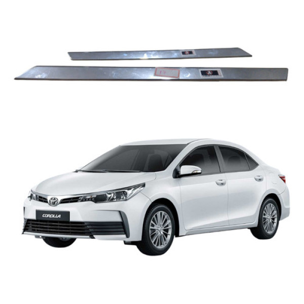 Par Moldura Friso Grade Corolla Gli 2018