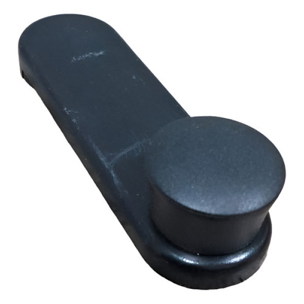 Manivela Do Vidro Traseira Esquerda Uno 1984 A 2013 Preto