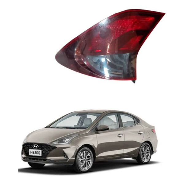 Lanterna Hyundai Hb20 2020 Traseira Direita Original Direito/passageiro Vermelho