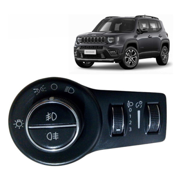 Comando Botão Chave Luz Farol Jeep Renegade  2015 