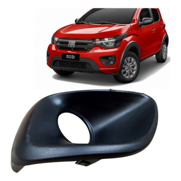 Moldura Farol Milha L/direito C/detalhe Mobi 2017