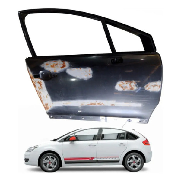 Porta Dianteira Direita Citroen C4 Hatch 1.6 Glx 5p 2013