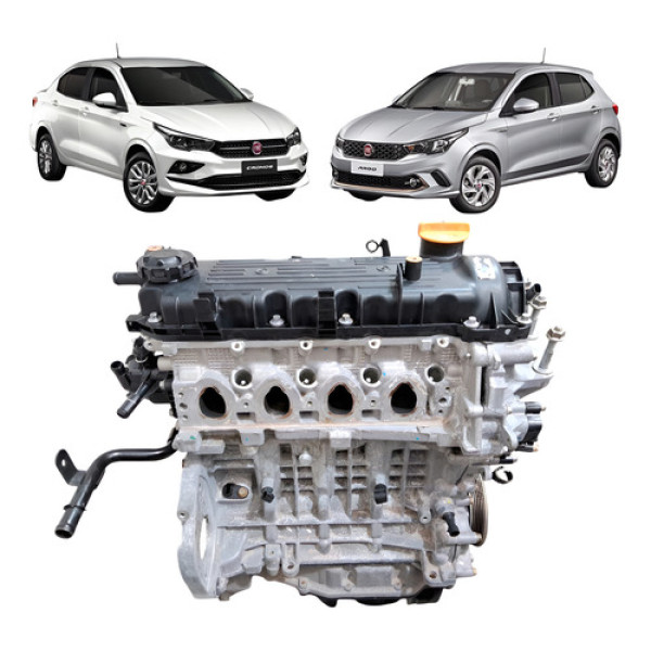 Motor Parcial Cronos Diver1.3 Firefly 4cc 2022 30mil Km