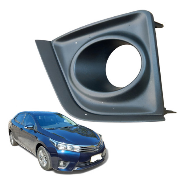 Moldura Farol Milha Esquerdo Ty Corolla Xei 2.0 Flex 2016