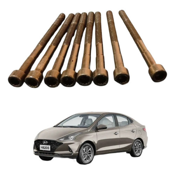 Jogo Parafuso Cabecote Hyundai Hb20 2020 A 2024