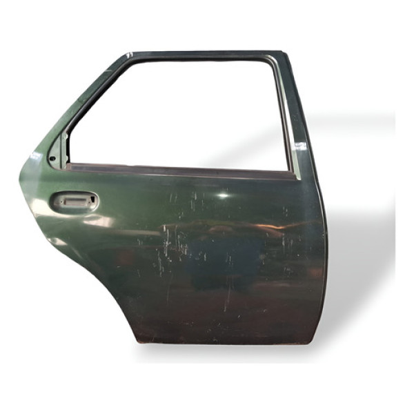 Porta Traseira Direita Ford Fiesta Gl 1995 A 2001 Traseira Direita Verde-escuro