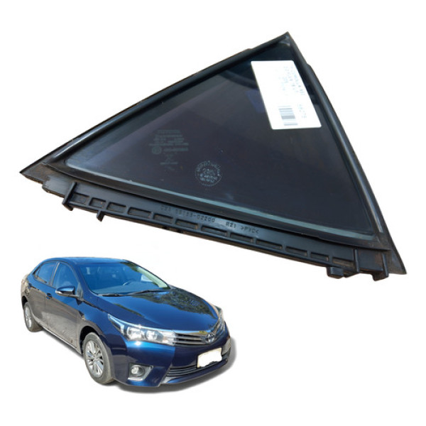 Vidro Fixo Porta Traseira Direita Corolla Xei 2.0 Flex 2016