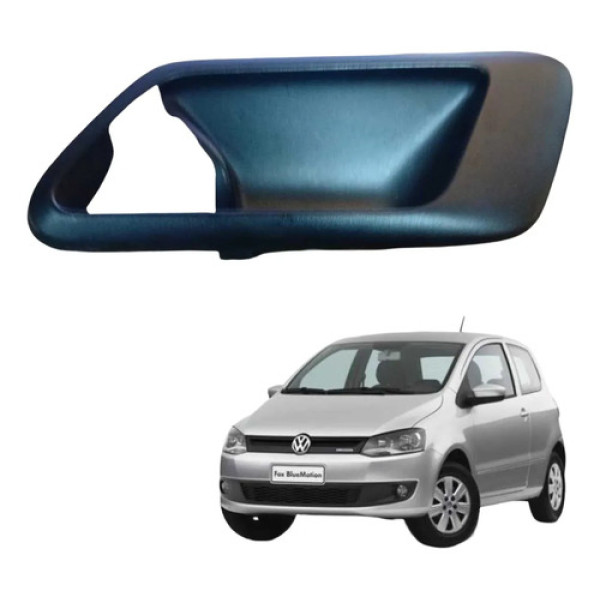 Moldura Interno Macaneta Trase Volkswagen Fox 2010-2014 Preto