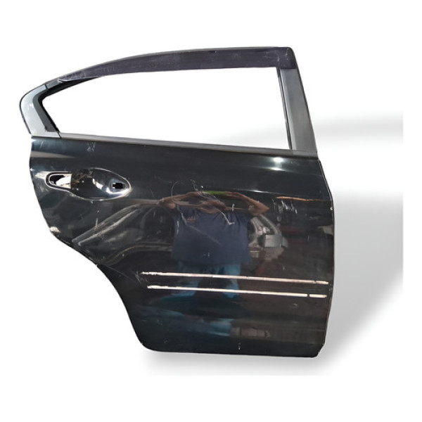 Porta Traseira Direita Civic Lxr 2012 A 2017 Preto Direita Traseira