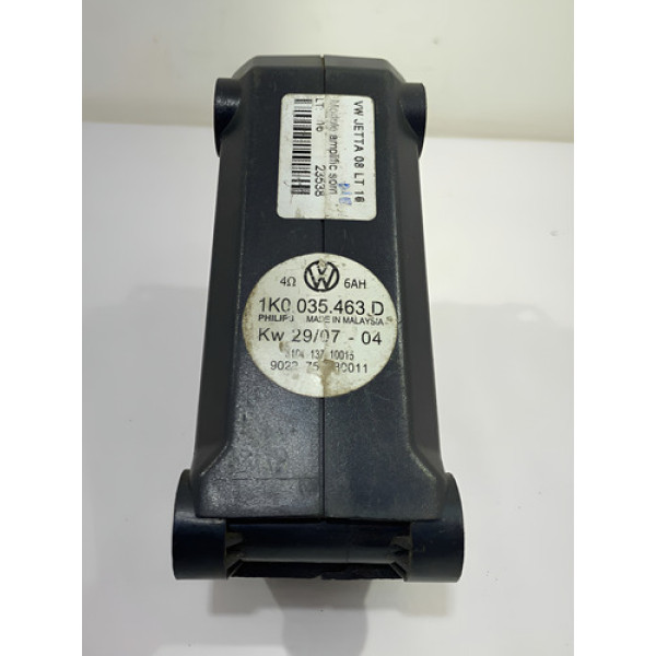 Módulo Amplificador De Som Porta Dianteira Esquerda Vw Jetta Preto