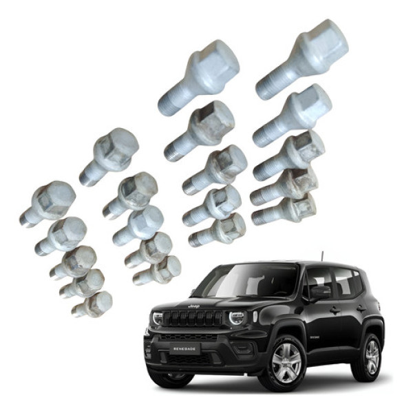 Parafusos Roda Jeep Renegade 1.8 16v Etorq 2015 