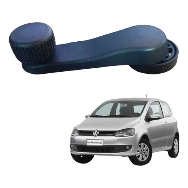 Manivela Vidro Volkswagem Fox 2011 A 2014 (n°6q0837581a) Preto