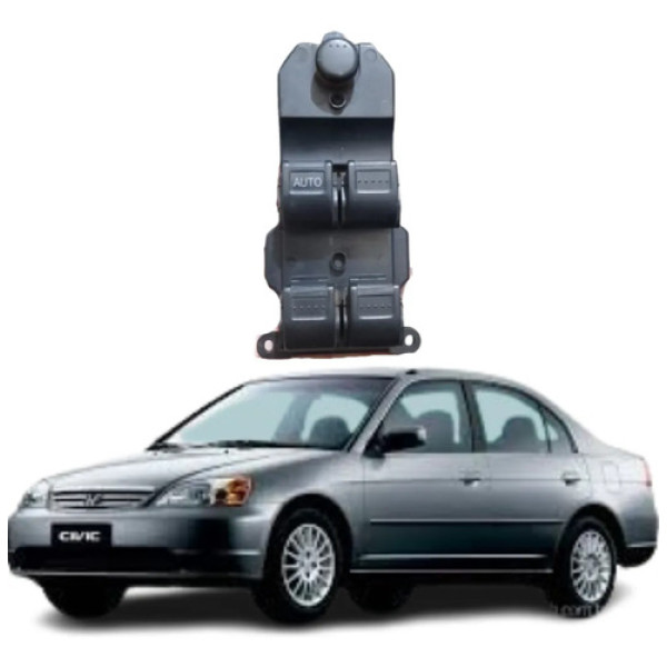 Botão Vidro Elétrico Comando (35750s51m010) Civic 2002-2006