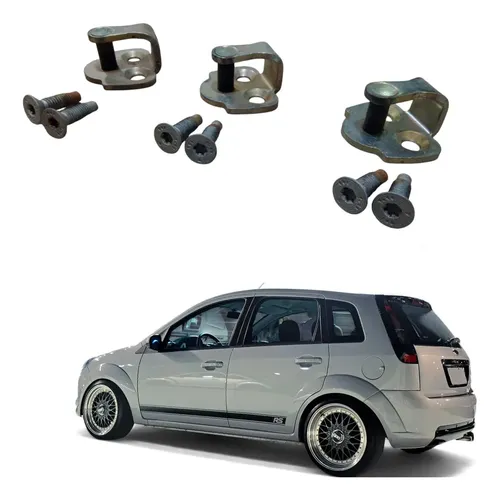 Kit Batente Fechadura Porta Ford Fiesta 2002 A 2015 Original