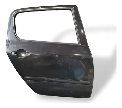 Porta Traseira Direita Peugeot 307 Rallye 2004 A 2012 Traseira Direita Preto