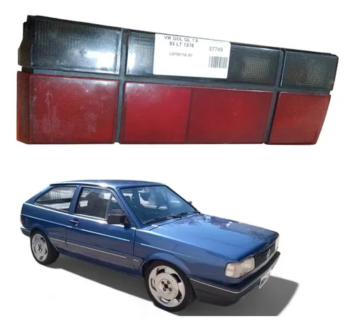 Lanterna Direita C/ Detalhe Vw Gol Quadrado Gl 1.8 1993
