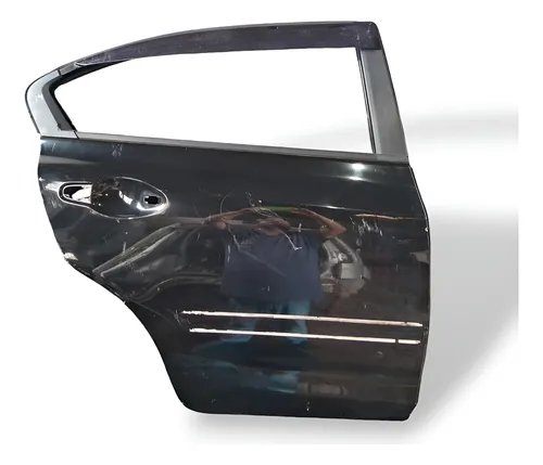 Porta Traseira Direita Civic Lxr 2012 A 2017 Traseira Direita Preto